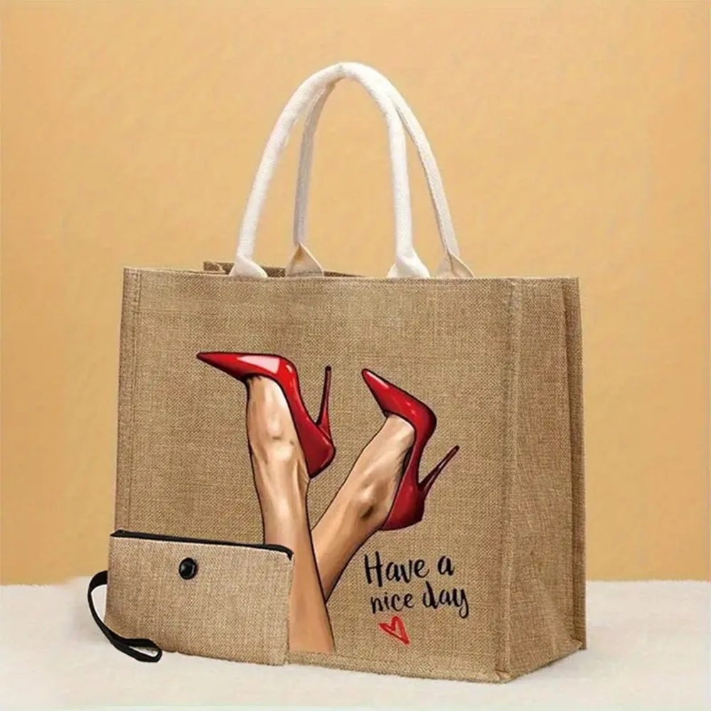 2Pcs Chic Tote Bag Set.